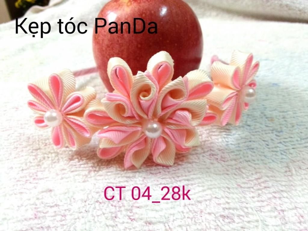 Cài tóc - Kẹp tóc handmade PanDa xinh xắn dễ thương! - 6