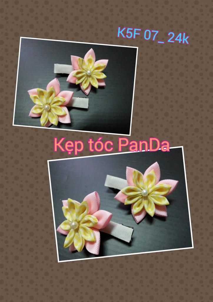 Cài tóc - Kẹp tóc handmade PanDa xinh xắn dễ thương! - 16