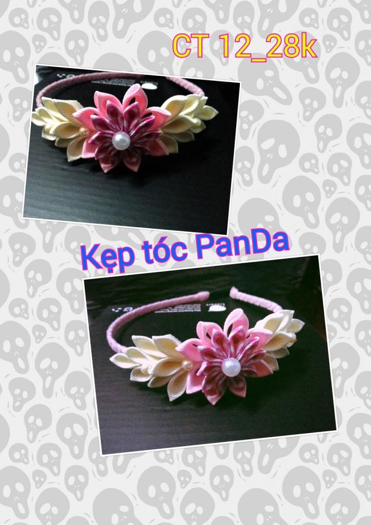 Cài tóc - Kẹp tóc handmade PanDa xinh xắn dễ thương! - 30