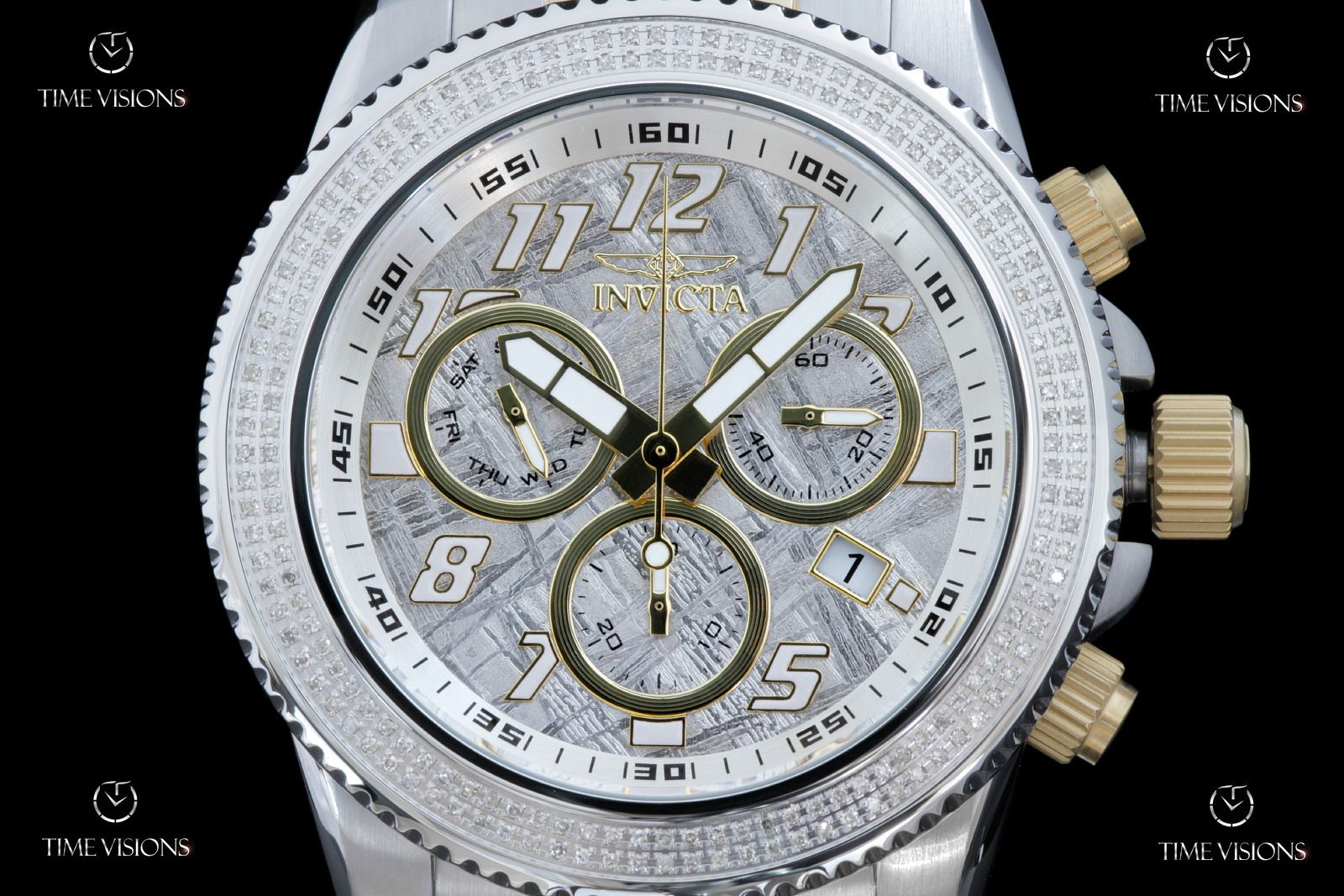 invicta meteorite dial watch