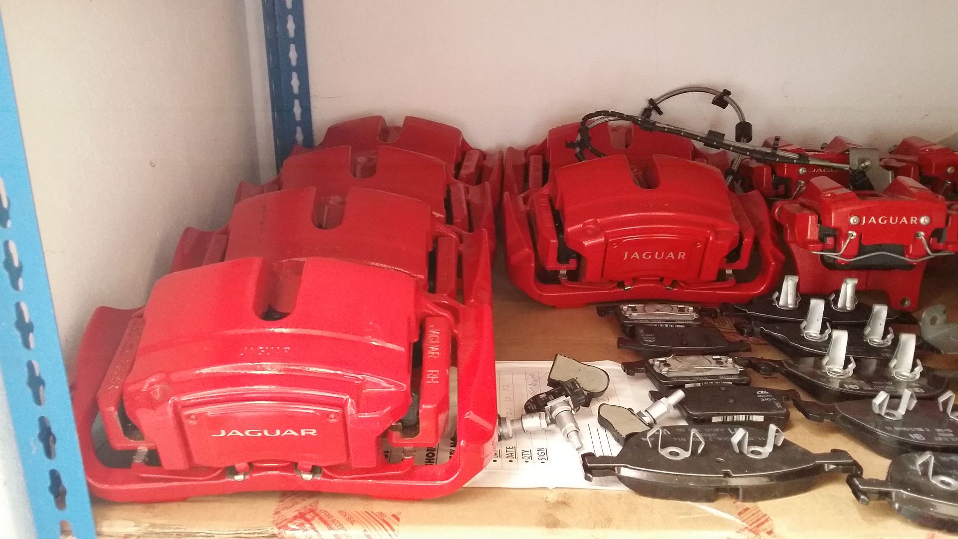 NEW Genuine Jaguar XKRS XFR XF Red Calipers Brake Discs Brake Pads Caliper Set eBay