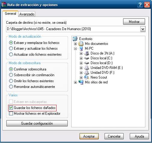 descomprimir fichero winrar dañado descomprimir fichero winrar dañado