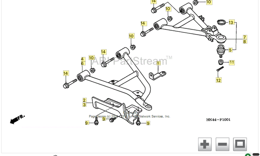 Difference in 2x4 & 4x4 A Arms Honda ATV Forum