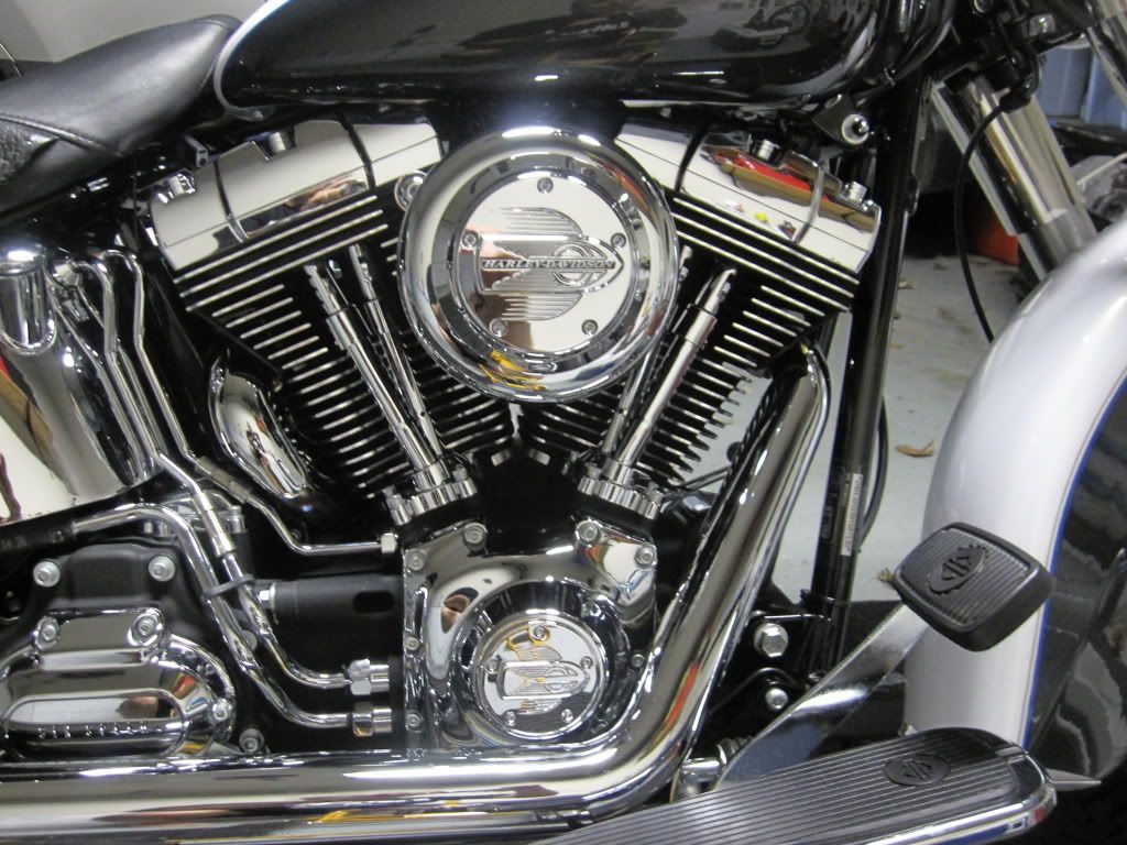 Air Intakes for 2009 Heritage Softail with the 103 Stage 2 upgrade Harley Davidson