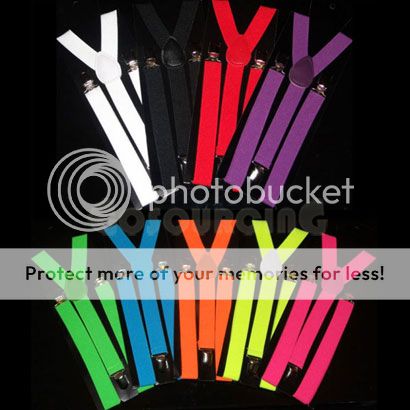 choose colour width 25mm braces suspenders adjustable  