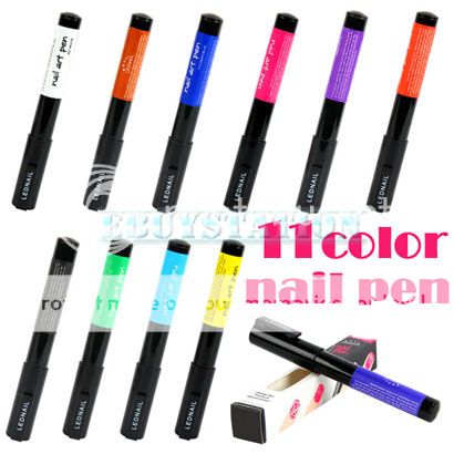 GLITTER DESIGN NAIL ART POLISH BRUSH DESIGN PEN UK  