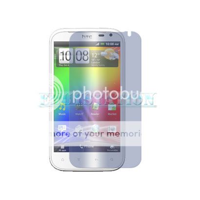 CLEAR LCD SCREEN PROTECTOR COVER FOR HTC SENSATION XL  