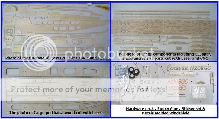 Interlocking parts the fuselage resulting in scale accuracy and ease 